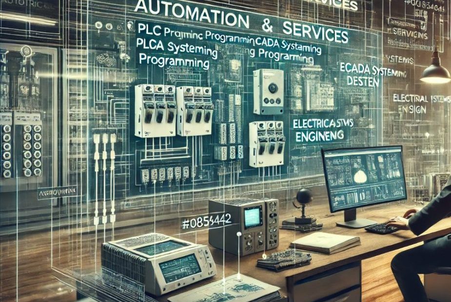 Servicii de automatizare industrială și soluții tehnice inovative oferite de Nova Automatizări, inclusiv instalare și mentenanță pentru sisteme de control, automatizări de procese, echipamente și software personalizate, destinate îmbunătățirii eficienței și performanței în diverse industrii