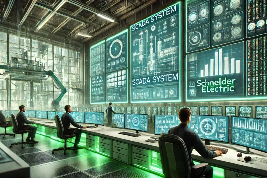 Schneider Electric SCADA System Interface: Monitorizare și Control Industrial Eficient