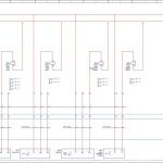 Diagramă tehnică a instalațiilor electrice și a sistemului SCADA pentru automatizarea proceselor industriale.